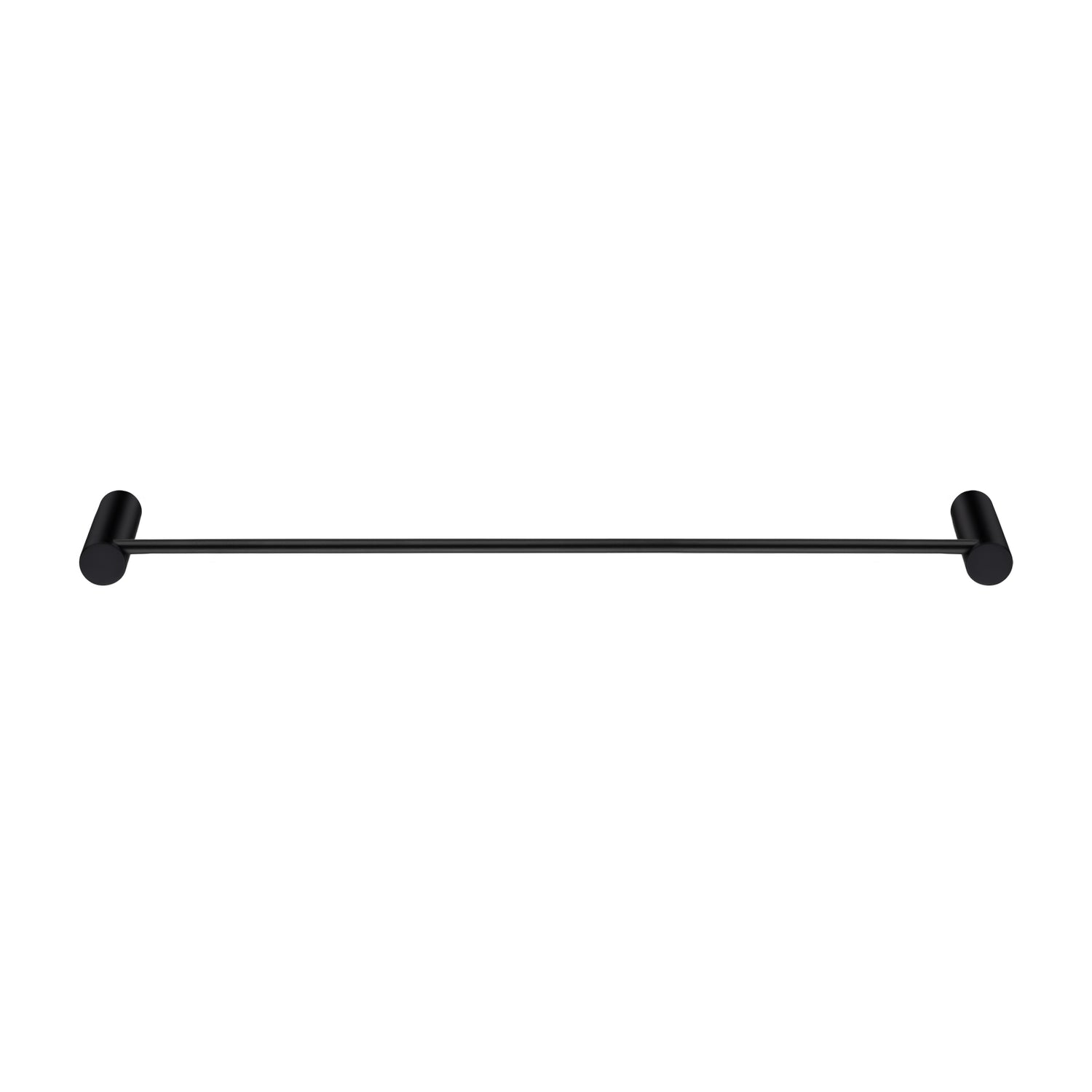 600mm Black Single Towel Rail