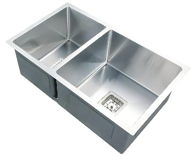 Stainless Steel Double Bowl Sink 750*450*235mm