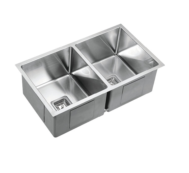 Stainless Steel Double Bowl Sink 775*450*235mm