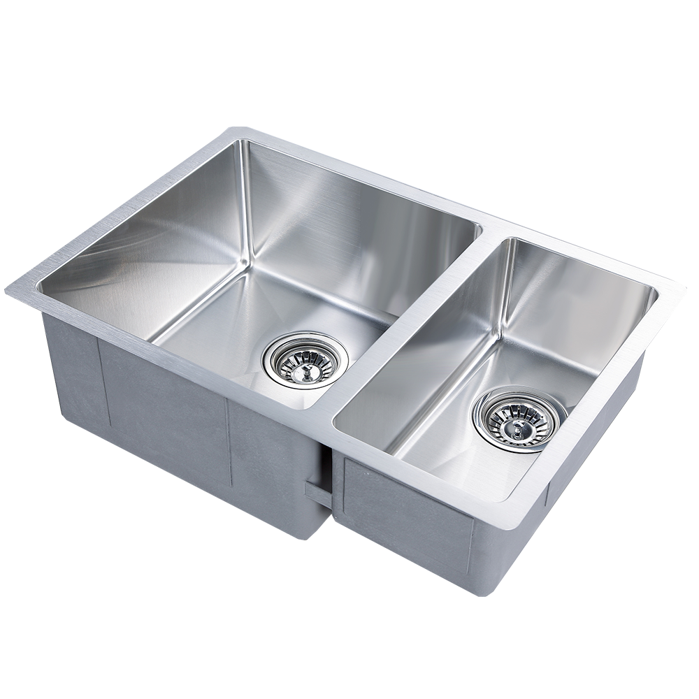 Stainless Steel Double Bowl Sink 660*450*220mm