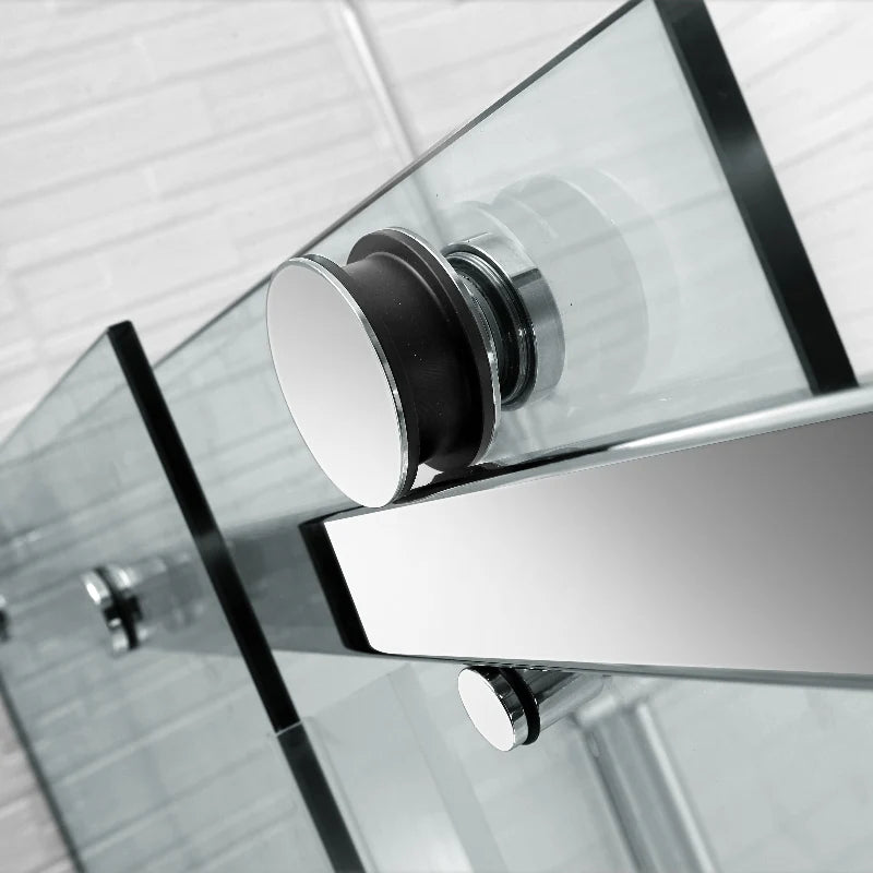 Frameless Adjustable Wall to Wall Sliding Shower Screen