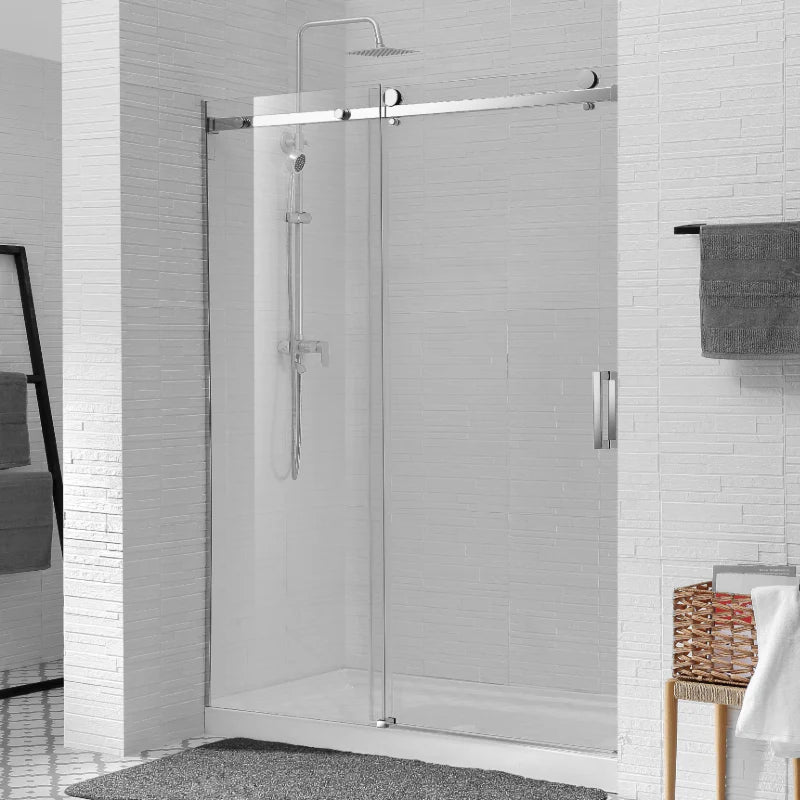 Frameless Adjustable Wall to Wall Sliding Shower Screen