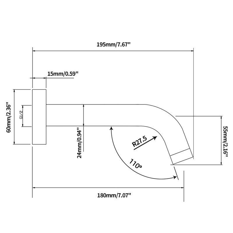 LUCID PIN -  Black Spout