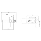 LUCID PIN - Black Spout Mixer