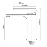 IVANO - Black Basin Mixer