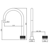 MOON - Chrome Swivel Basin Mixer