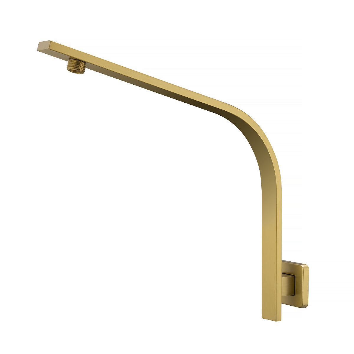 Brushed Brass Wall Shower Arm