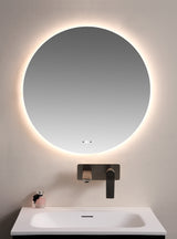 Luna Round Touchless 800 X 800 Frameless LED Mirror - Three Light Temperatures