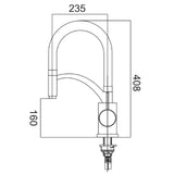 Chrome Standard Kitchen Mixer