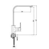 Chrome Swivel Kitchen Mixer