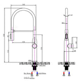 Brushed Brass Kitchen Mixer