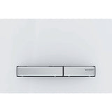 Geberit Sigma50 Mechanical Dual Flush - White Finish, Chrome Trim