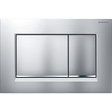 Geberit Sigma30 Flush Plate - Matt Chrome Finish, Chrome Trim