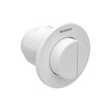 Geberit White Alpine Round Remote with Raised Care Buttons for Sigma8