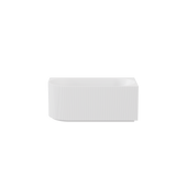 Capri Oval Fluted Freestanding Right Corner Bath 1500X750X580MM