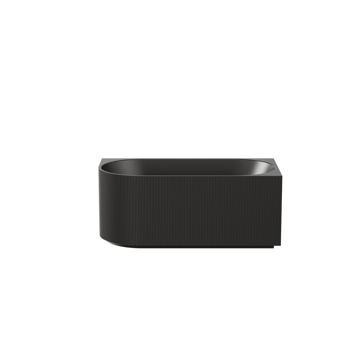 Capri Oval Fluted Freestanding Right Corner Bath 1500X750X580MM