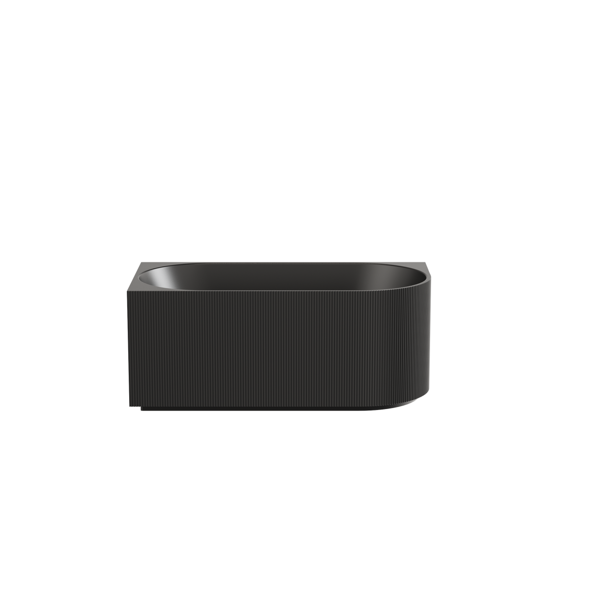 Capri Oval Fluted Freestanding Left Corner Bath 1500X750X580MM