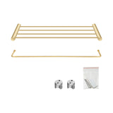 Brushed Brass Shower Shelf