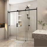Corner Frameless 3 Door Sliding Adjustable Shower Screen