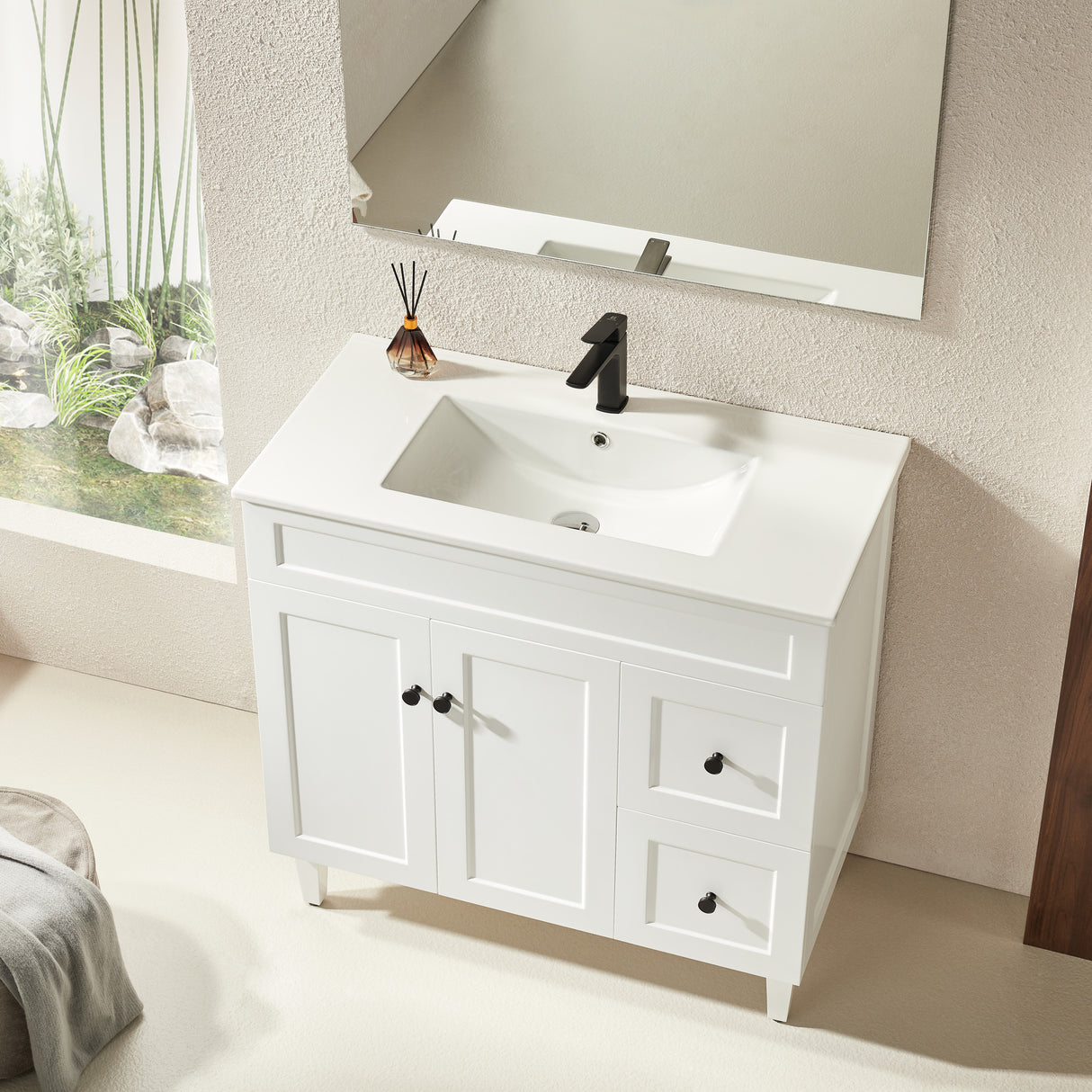 Harrington Free Standing Vanity 900X455X860MM