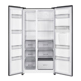 BLAUPUNKT SIDE BY SIDE FRIDGE (DARK STEEL)