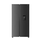 BLAUPUNKT SIDE BY SIDE FRIDGE (DARK STEEL)