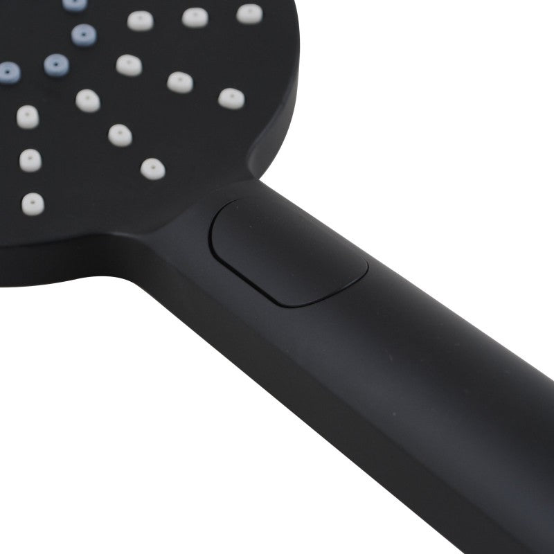 Black 3 Functions Handheld Shower