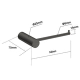 Gunmetal Toilet Paper Holder