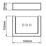 IVANO - Chrome Soap Dish