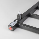 Brushed Gunmetal Heated Towel Rack 4 Bars