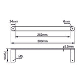 RUSHY - Brushed Nickel Hand Towel