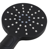 Black 3 Functions Handheld Shower