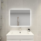 Jasper Rectangular Touchless 750 X 600 Frameless LED Mirror - Three Light Temperatures
