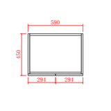 Acacia Free Standing Vanity 600X460X860MM