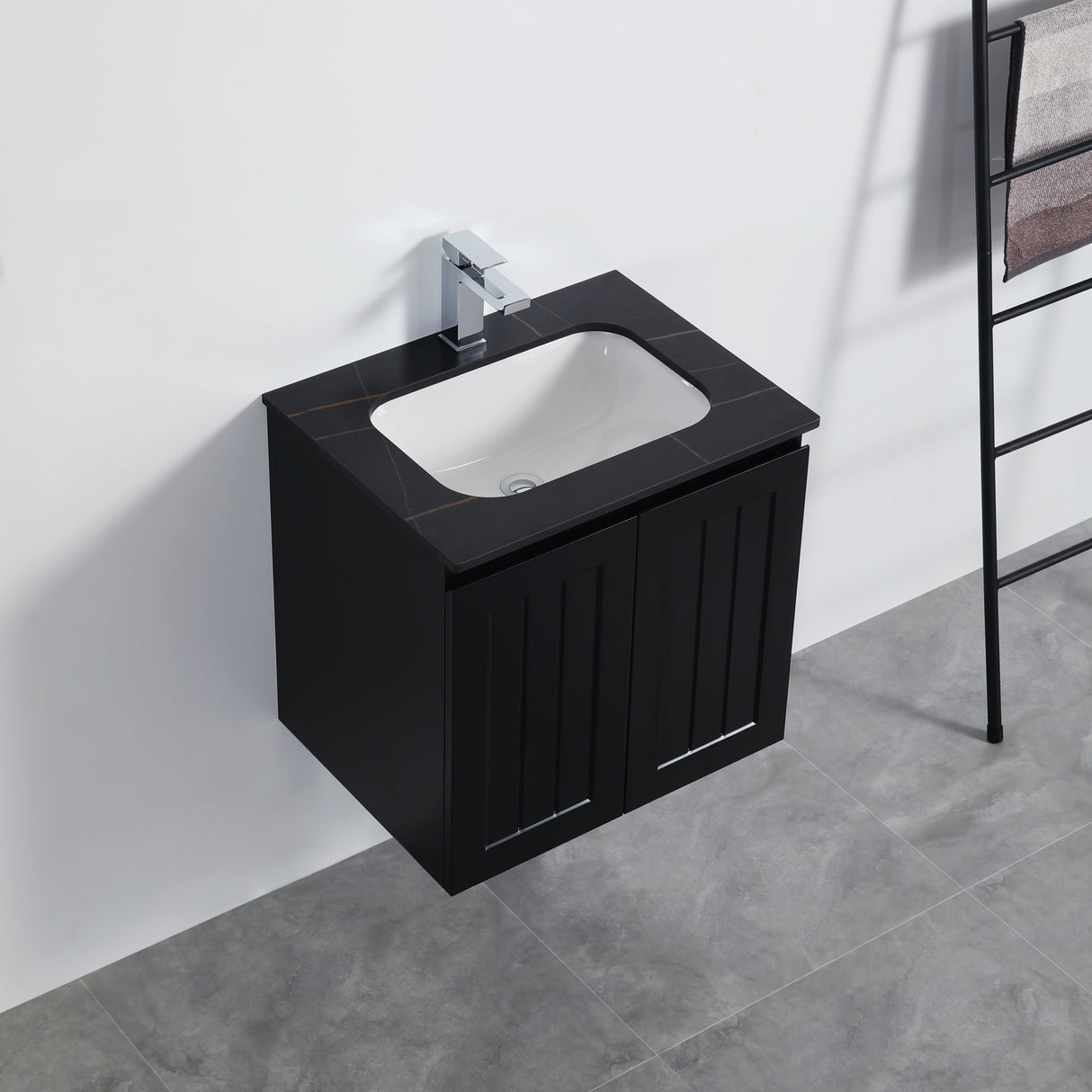 Acacia Wall Hung Vanity 600X450X560MM