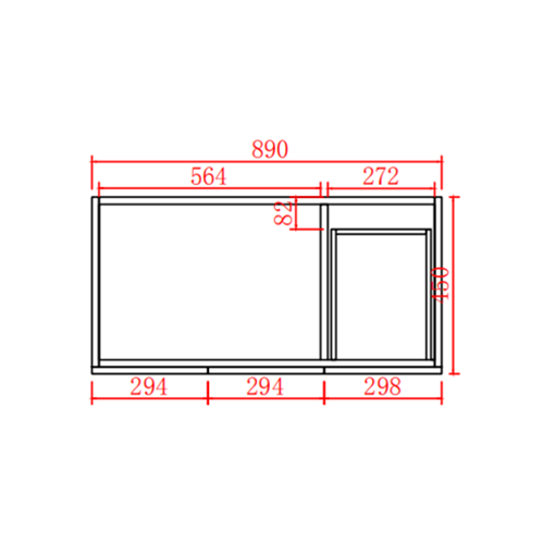 Acacia Free Standing Vanity 900X460X860MM