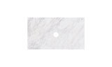 Carrara White Marble Stone Top- Silica Free Quartz Stone