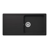 BLAUPUNKT ALENTO SINGLE BOWL SINK AND DRAINER, LARGE (GRANITE)