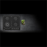 BLAUPUNKT 60CM GAS COOKTOP INC WOK BURNER (BLACK)