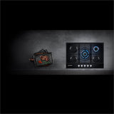 BLAUPUNKT 75CM GAS COOKTOP (BLACK)