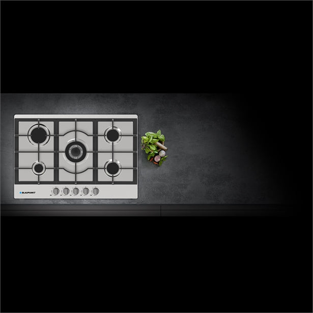 BLAUPUNKT 90CM GAS COOKTOP INC WOK BURNER (STAINLESS STEEL)