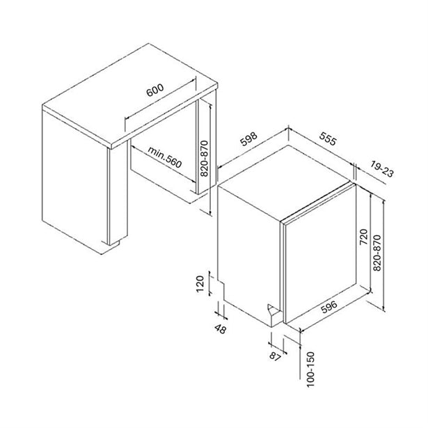 BLAUPUNKT 60CM FULLY-INTEGRATED DISHWASHER