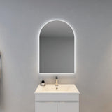 Aura Arched Touchless 600 X 900 Frameless LED Mirror - Three Light Temperatures