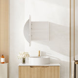 Athena 600mm LED Round Shaving Cabinet