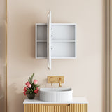 Athena 750mm LED Round Shaving Cabinet