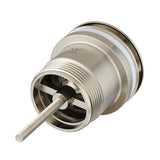 40mm Brushed Nickel Pop Up Waste Universal Non Overflow