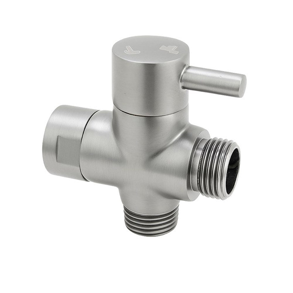 Brushed Nickel Bidet Diverter