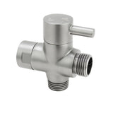 Brushed Nickel Bidet Diverter