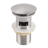 32mm Brushed Nickel Pop Up Waste Overflow
