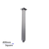 400mm Brushed Nickel Ceiling Shower Arm